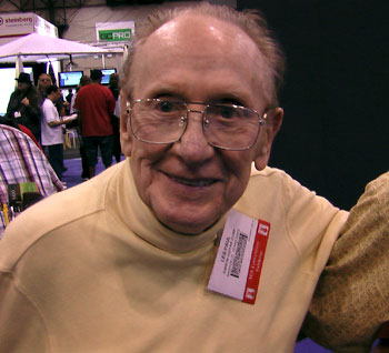 Les from 2007. This picture really encapsulates who he was: The big smile, and eyes that were always scanning the horizon for whatever was coming next. Even in his 90s, Les was more alive and more together than many people half his age.
